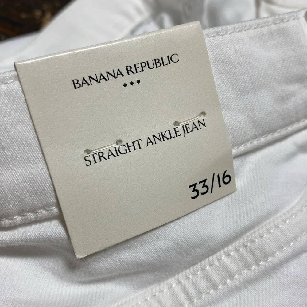 Banana Republic High Rise Straight Fit - Size 33/16 - Picture 6 of 8